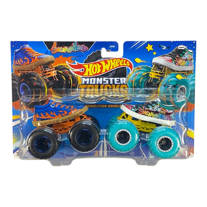 2024 Hot Wheels Monster Trucks Sneakerhead Demolition Doubles