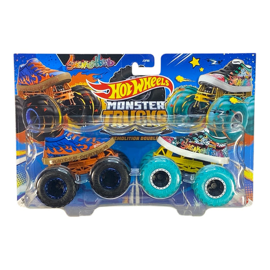 2024 Hot Wheels Monster Trucks Sneakerhead Demolition Doubles