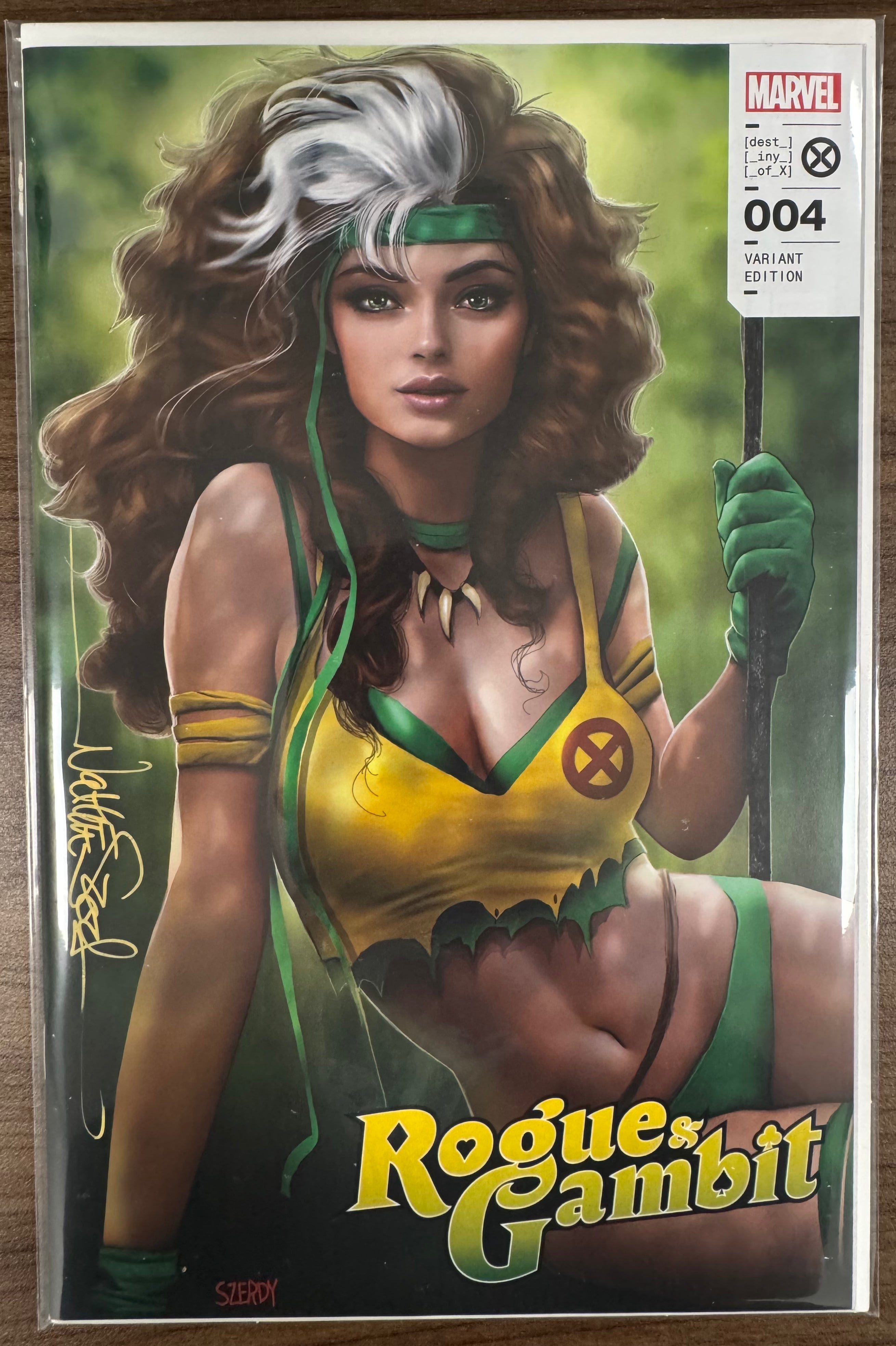 [Signed by Nathan Szerdy] ROGUE & GAMBIT #4  UNKNOWN COMICS NATHAN SZERDY EXCLUSIVE VAR [IN STOCK] - Collectors World Toys Main image