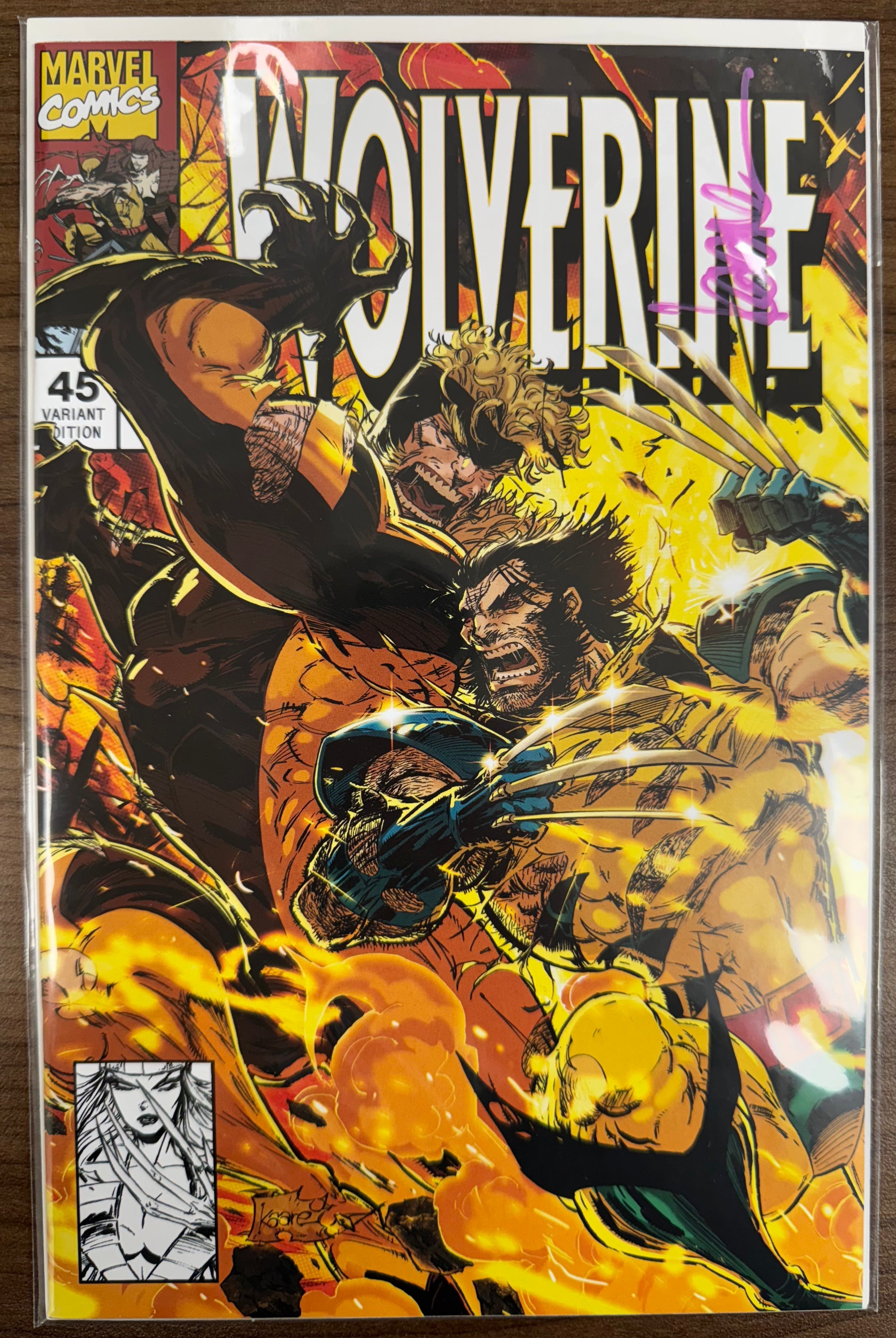[Signed by Kaare Andrews] WOLVERINE 45 UNKNOWN COMICS KAARE ANDREWS EXCLUSIVE VAR [IN STOCK] Main image