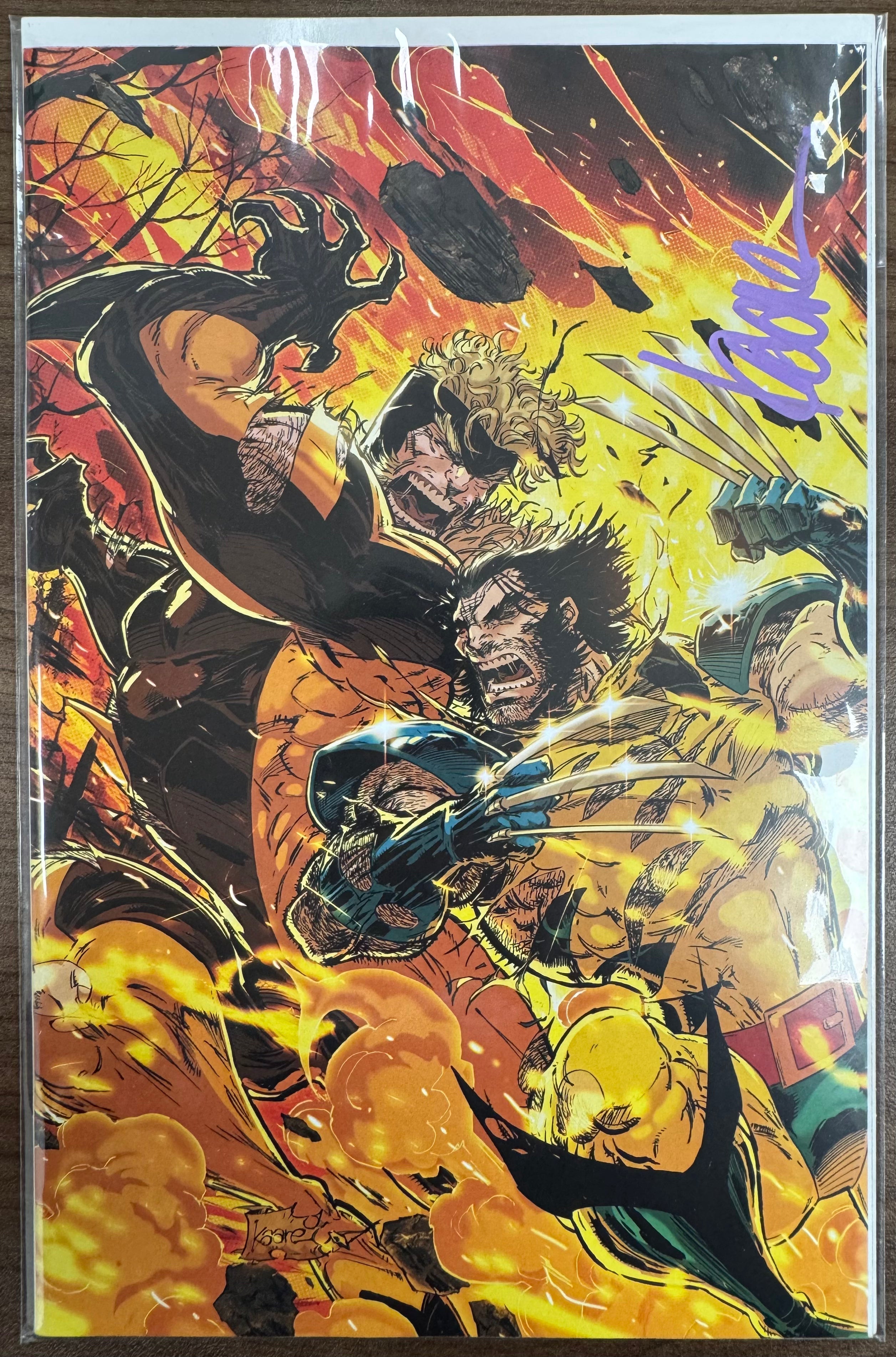 [Signed by Kaare Andrews] WOLVERINE 45 UNKNOWN COMICS KAARE ANDREWS EXCLUSIVE VIRGIN VAR [IN STOCK] Main image
