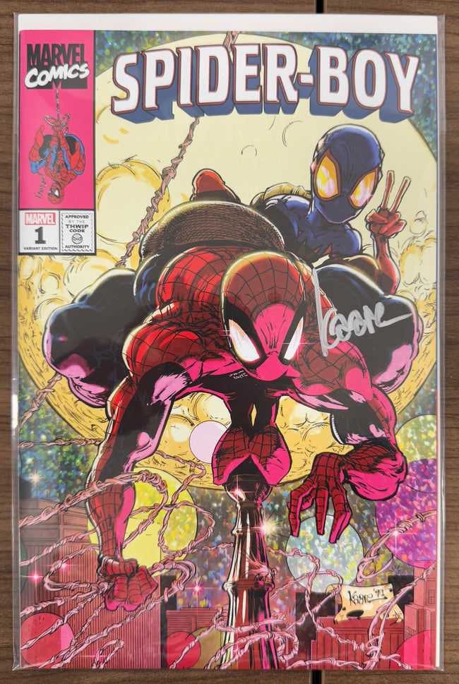 [Signed by Kaare Andrews] SPIDER-BOY #1 UNKNOWN COMICS KAARE ANDREWS EXCLUSIVE VAR [IN STOCK] - Collectors World Toys Hover Image