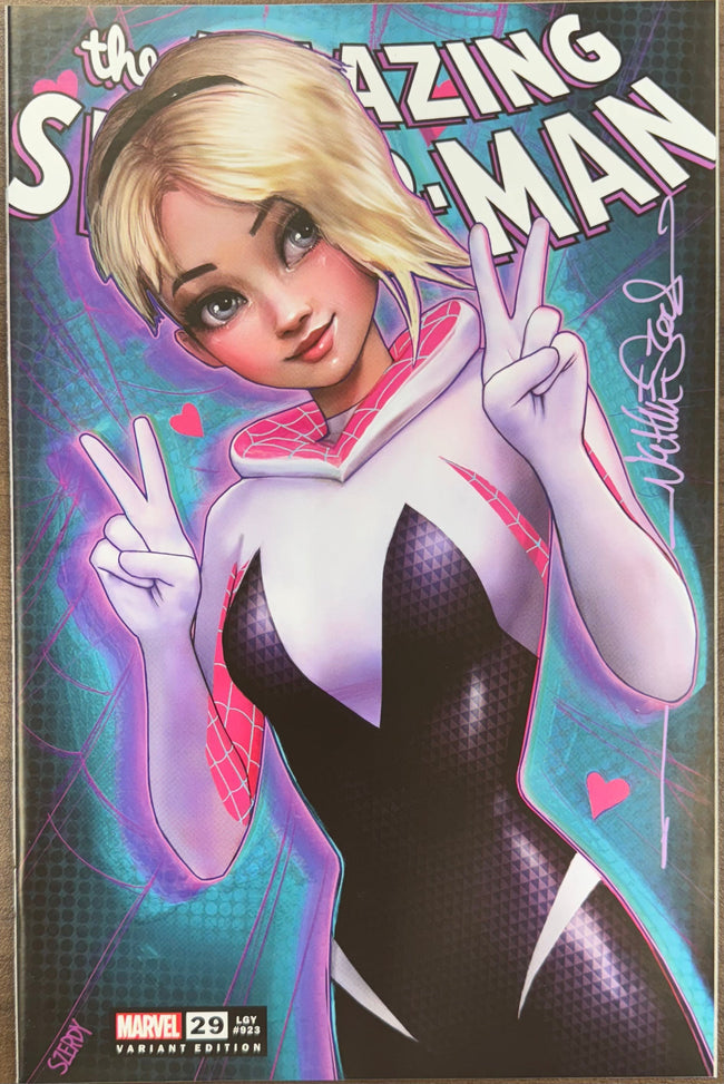 [Signed by Nathan Szerdy] AMAZING SPIDER-MAN #29 UNKNOWN COMICS NATHAN SZERDY EXCLUSIVE VAR [IN STOCK] - Collectors World Toys Hover Image