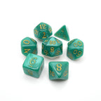 Two-Faced Iguana - 7 Piece DnD Dice Set | Acrylic RPG Gaming Dice - Collectors World Toys