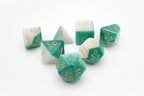 Two-Faced Iguana - 7 Piece DnD Dice Set | Acrylic RPG Gaming Dice - Collectors World Toys