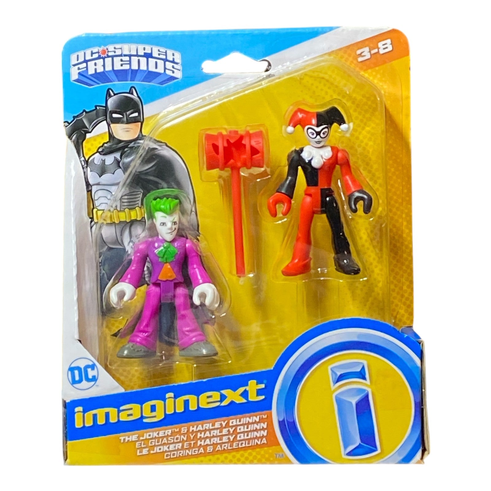 Imaginext DC Super Friends the Joker and Harley Quinn Action Figures