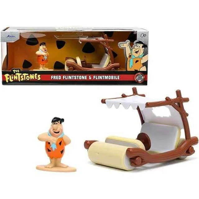 Jada Toys Fred Flintstone & Flintmobile - Hover Image