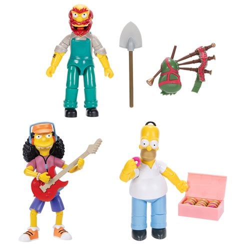 The Simpsons 5-Inch Action Figures - Select Figure(s) - Collectors World Toys Hover Image