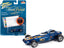 Johnny Lightning Special Blue Metallic with Poker Chip (Collector Token) and Game Card "Trivial Pursuit" "Pop Culture" Series 1/64 Diecast Model Car by Johnny Lightning