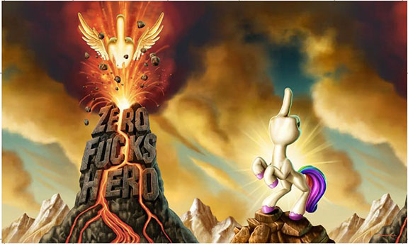 FUnicorn Bad to the Bone Edition 8-inch resin sculpture - Collectors World Toys