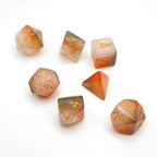 Jovian Cloud - 7 Piece DnD Dice Set | Acrylic RPG Gaming Dice - Collectors World Toys