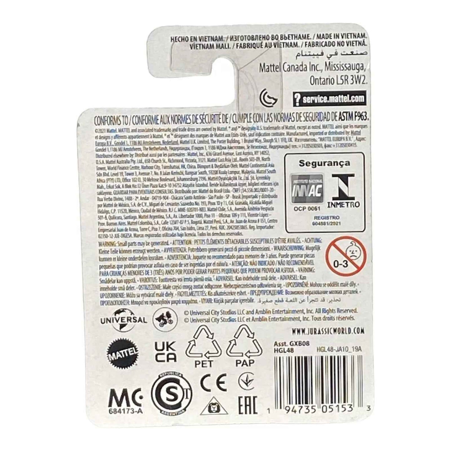 Ankylosaurus Jurassic World Micro Figure / Cake Topper