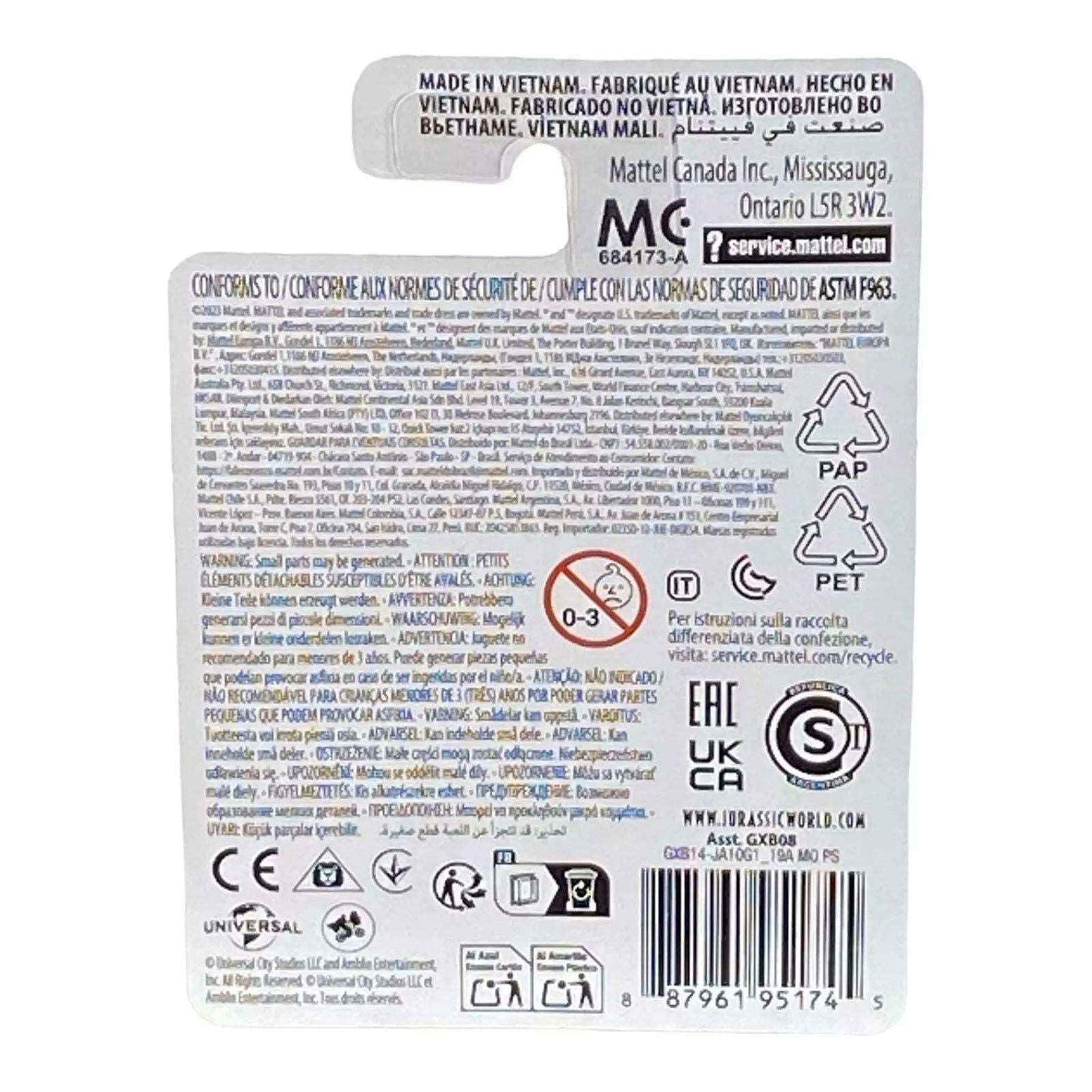 Pyroraptor Jurassic World Micro Figure / Cake Topper -