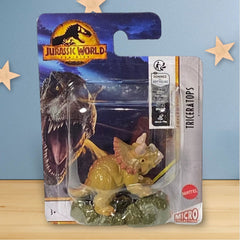 Jurassic World Dominion: Triceratops Micro Figure - Collectors World Toys
