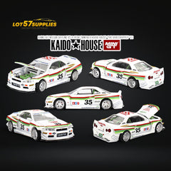 (Pre-Order) Mini GT x Kaido House Skyline GT-R R34 TAMIYA X KH "THE GRASSHOPPER" V1 1:64 KHMG167 - Collectors World Toys