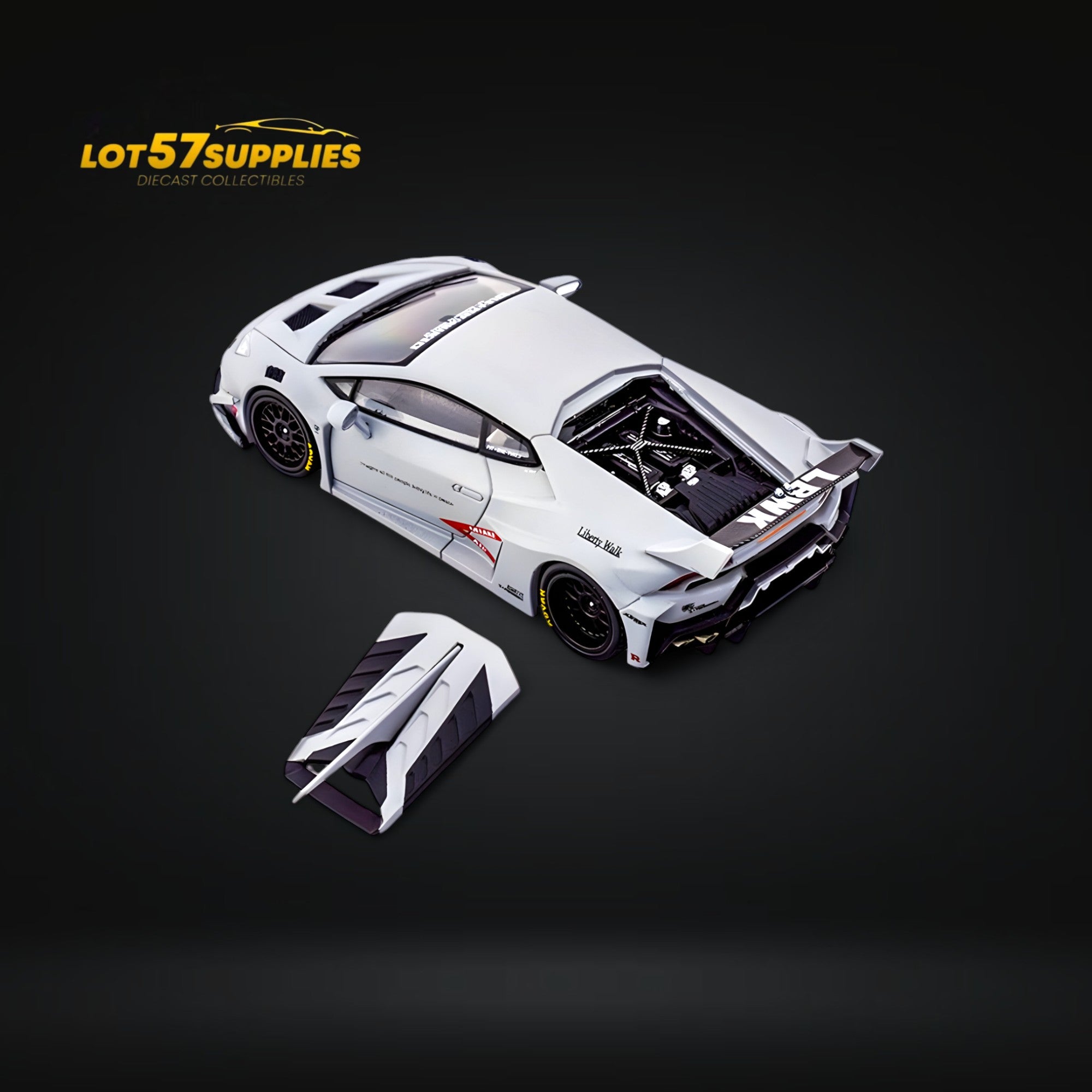 (Pre-Order) King Model LBWK Huracan - Air Force Grey 1:64 - Collectors World Toys
