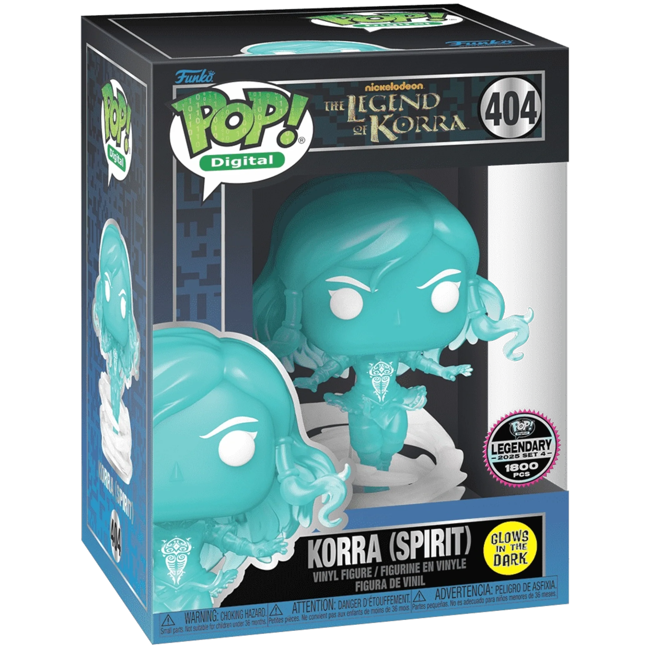 Pop! Digital Avatar Legends x Funko: Korra Spirit Glow in the Dark (NFT Legendary) #404 LE1800 Main image