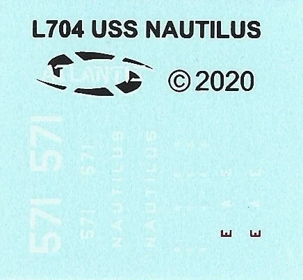 1:300 USS Nautilus Nuclear-Powered Submarine (SSN-571) (STEM Science, Technology, Engineering and Mathematics) Plastic Model Kit
