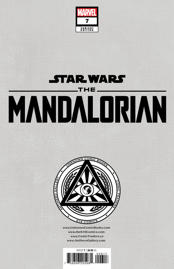 Star Wars: The Mandalorian Season 2 #7 Unknown Comics Mico Suayan Exclusive Var (12/27/2023) - Collectors World Toys