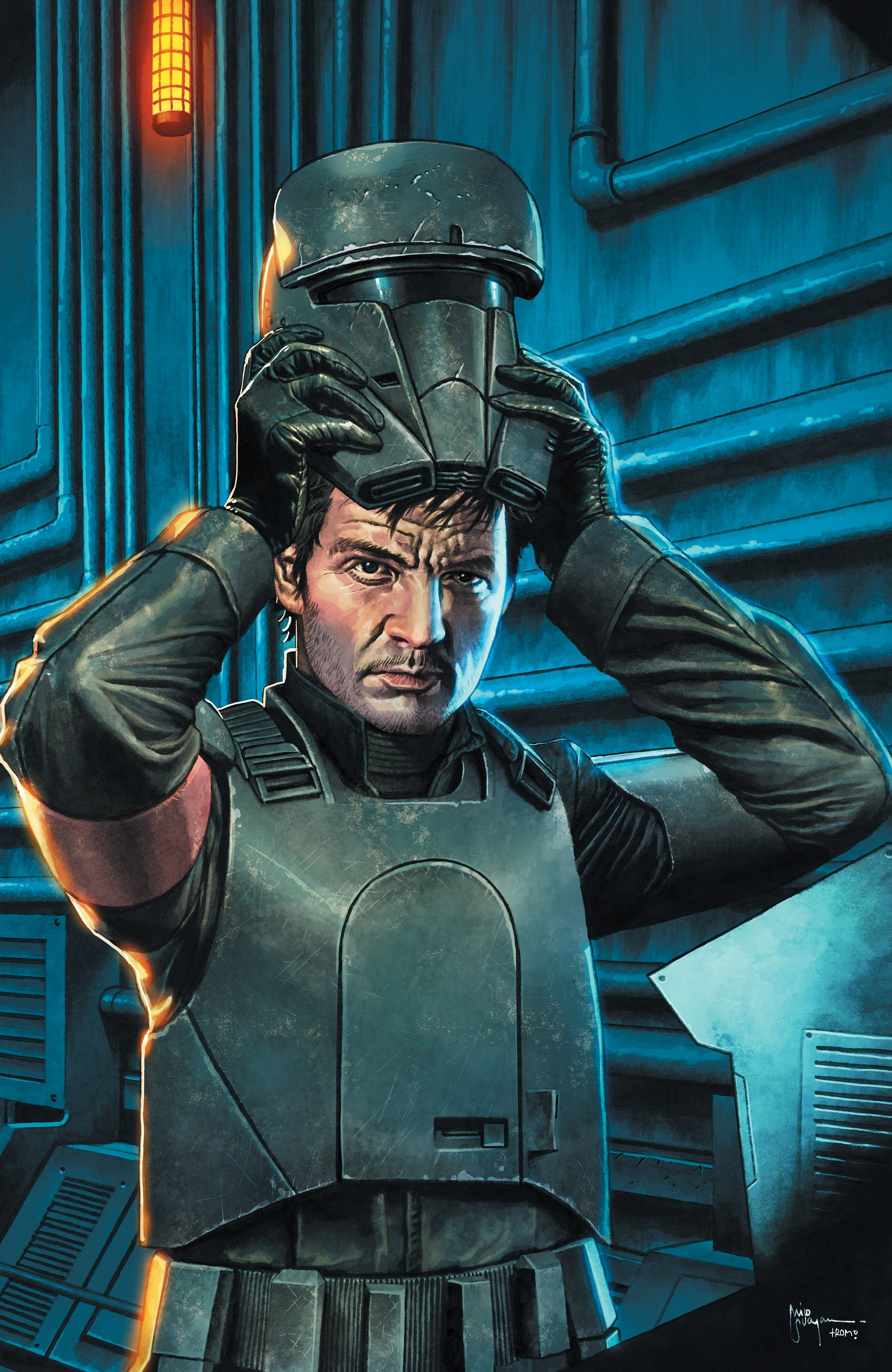 Star Wars: The Mandalorian Season 2 #7 Unknown Comics Mico Suayan Exclusive Virgin Var (12/27/2023) - Collectors World Toys Main image