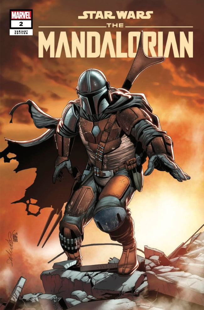 Star Wars: The Mandalorian #2 Salvador Larroca Exclusive Var (08/31/2022) - Collectors World Toys Hover Image