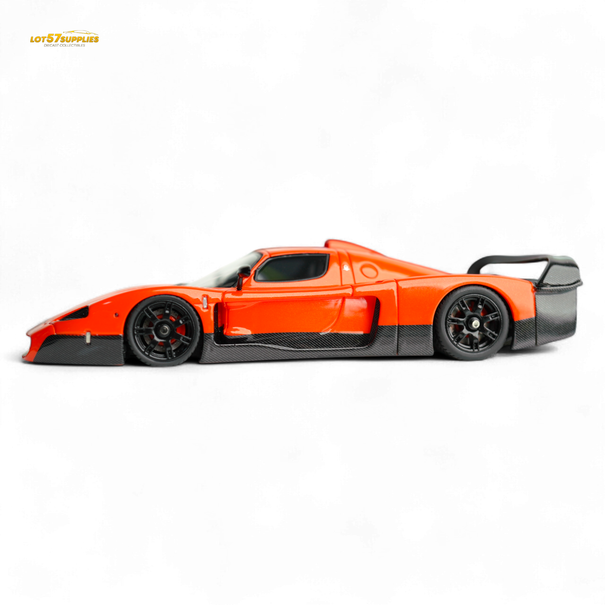 YM Model Maseti MC12 Stradale Corsa 2-Tone Orange - Carbon FIber - Resin 1:64 - Collectors World Toys