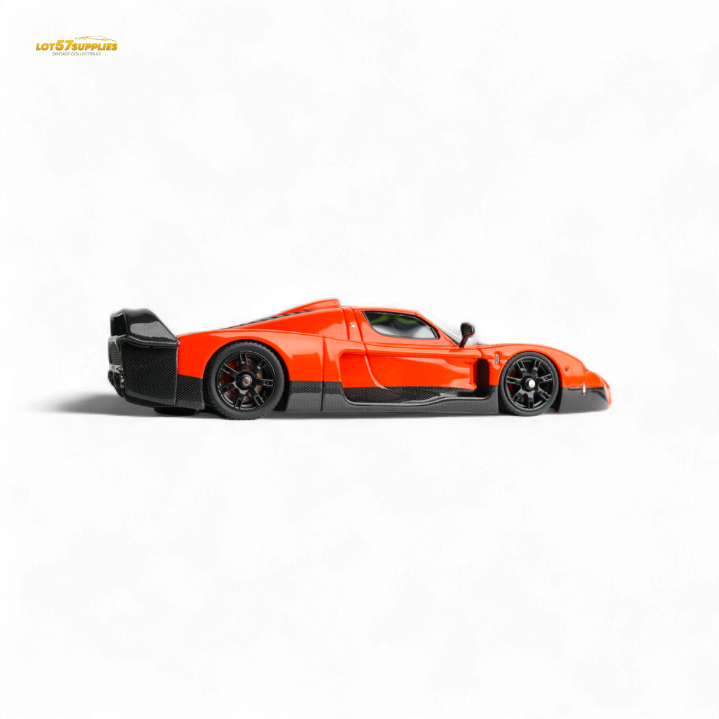YM Model Maseti MC12 Stradale Corsa 2-Tone Orange - Carbon FIber - Resin 1:64 - Collectors World Toys