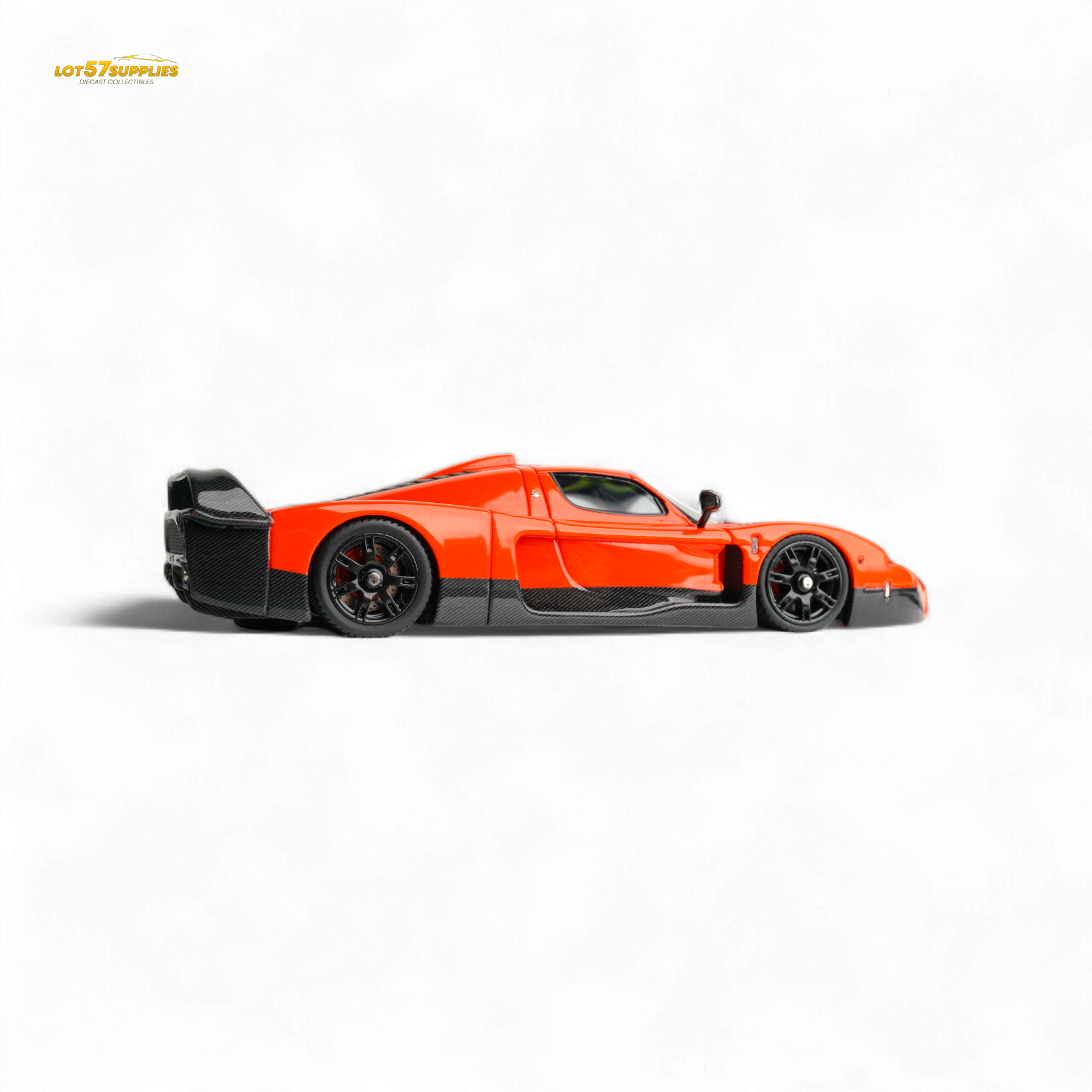 YM Model Maseti MC12 Stradale Corsa 2-Tone Orange - Carbon FIber - Resin 1:64 - Collectors World Toys