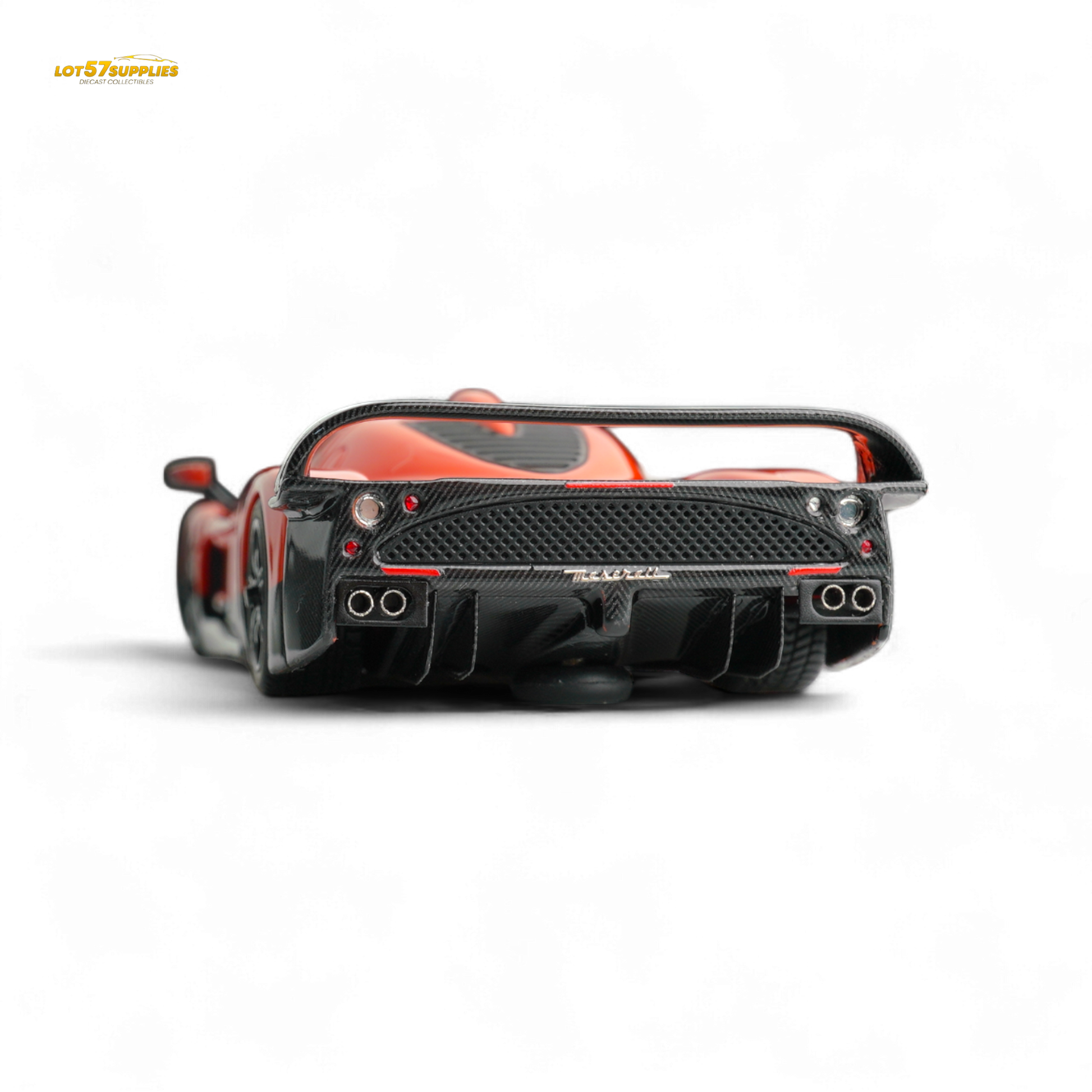 YM Model Maseti MC12 Stradale Corsa 2-Tone Orange - Carbon FIber - Resin 1:64