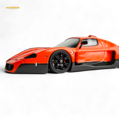 YM Model Maseti MC12 Stradale Corsa 2-Tone Orange - Carbon FIber - Resin 1:64