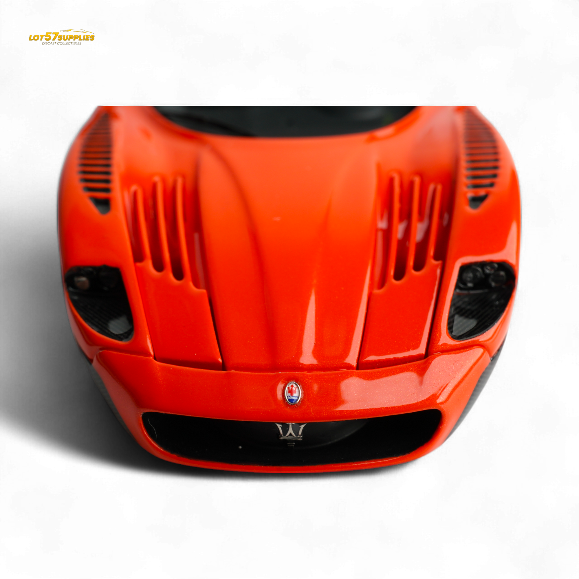 YM Model Maseti MC12 Stradale Corsa 2-Tone Orange - Carbon FIber - Resin 1:64 - Collectors World Toys