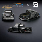 YM Model X Robert Design Volkswagen Beetle Pickup Truck FUSCUP in Black 1:64 Limited to 499 Pcs - Collectors World Toys