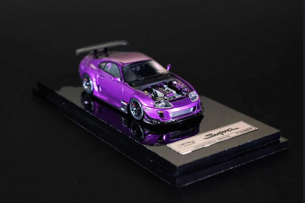 YM Model X LOT 57 Exclusive Toyota Supra JZA80 Limited to 199 Pcs + Bonus Gift Custom Pin 1:64 - Collectors World Toys