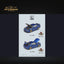 Cool ART Nissan Skyline GT-R R34 BLUE With Openable Hood-Trunk & Display Engine 1:64