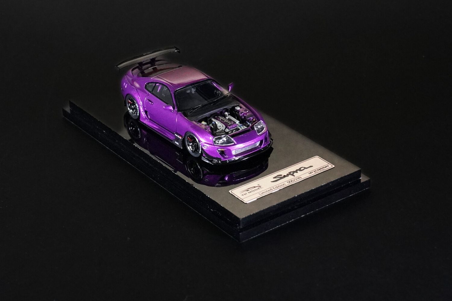 YM Model X LOT 57 Exclusive Toyota Supra JZA80 Limited to 199 Pcs + Bonus Gift Custom Pin 1:64 - Collectors World Toys