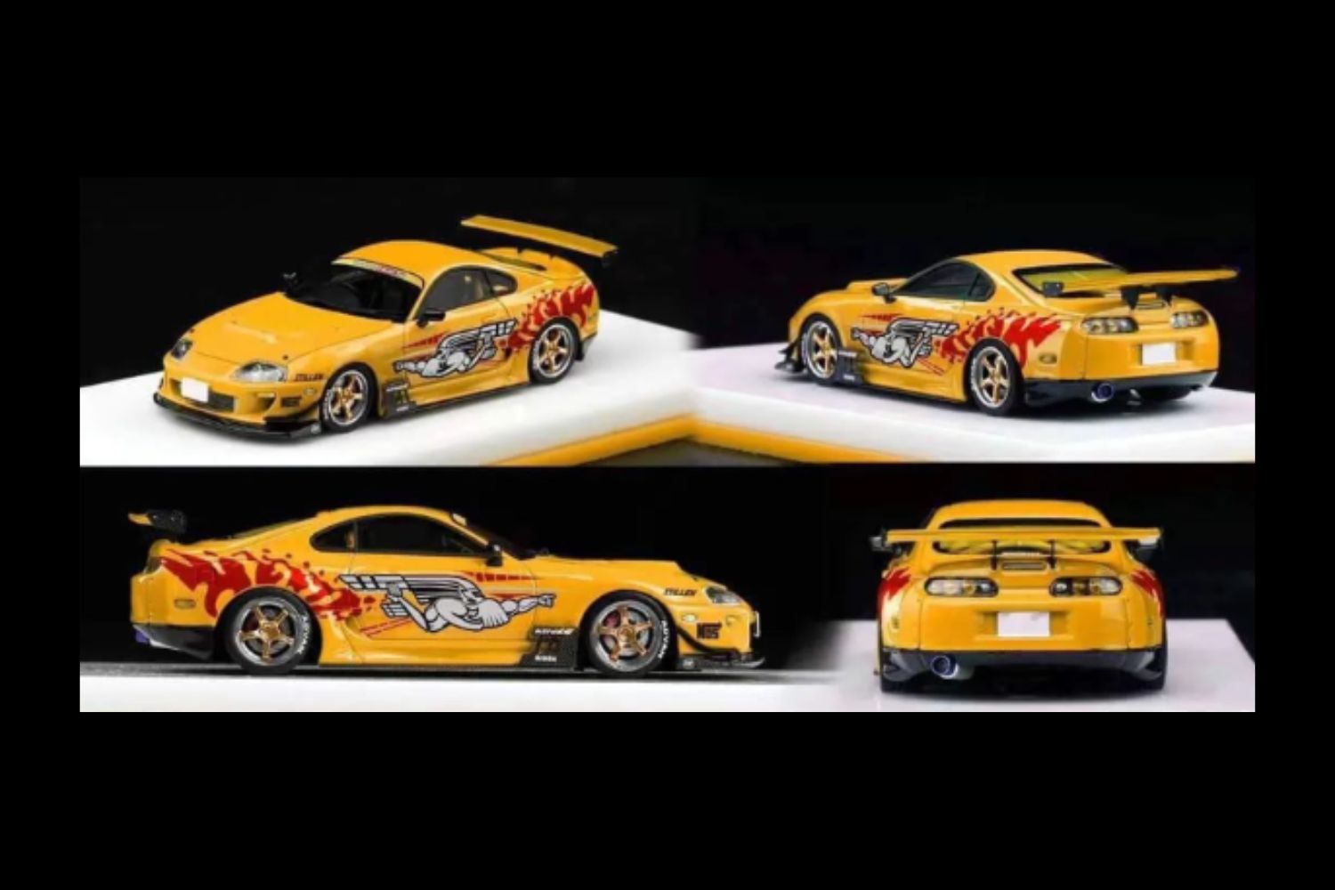 YM Model Toyota Supra JZA80 Paul Walker Need For Speed Tribute 299 Pcs V2 1:64 - Collectors World Toys