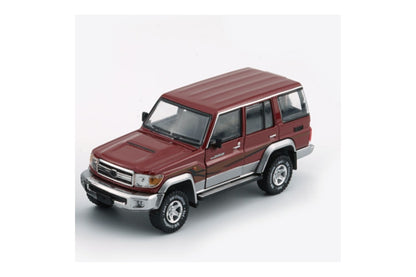 BM Creations Toyota Land Cruiser LC76 Dark Red / Dark Grey - RHD 1:64
