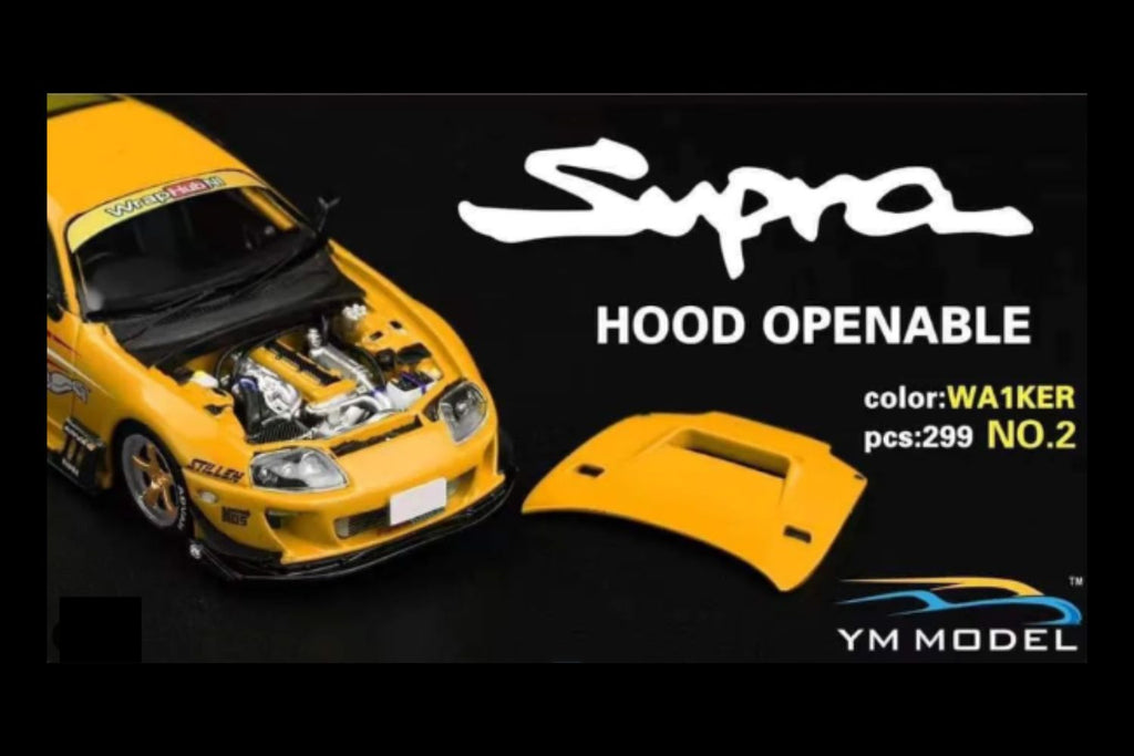 YM Model Toyota Supra JZA80 Paul Walker Need For Speed Tribute 299 Pcs V2 1:64 - Collectors World Toys