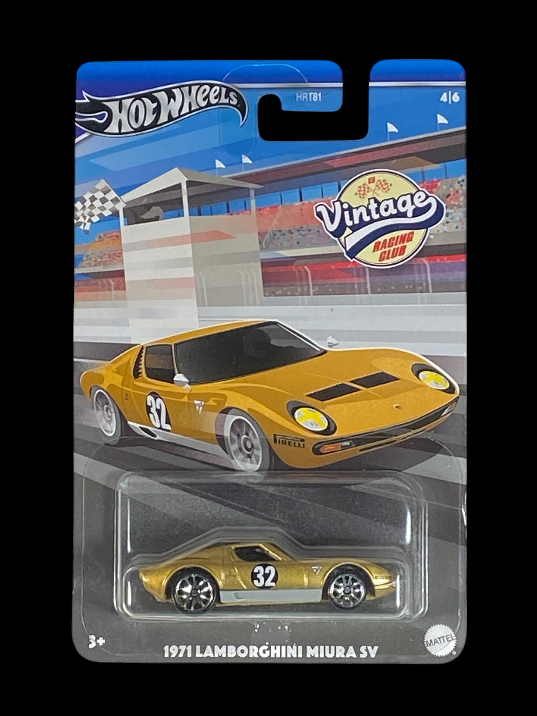 Hot Wheels 1971 Lamborghini Mira SV - Vintage Racing Club 4/6