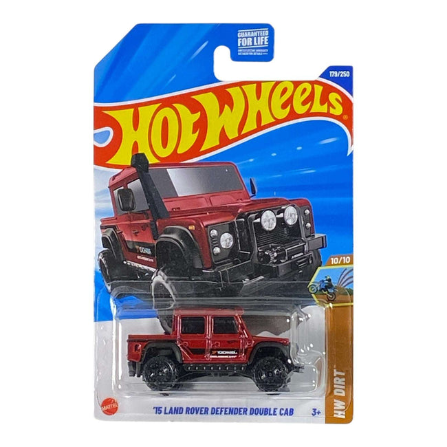 Hot Wheels '15 Land Rover Defender Double Cab - HW Dirt Series 10/10 Hover Image