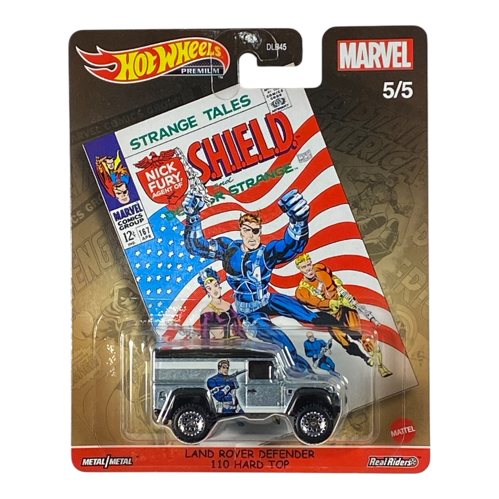 Hot Wheels Land Rover Defender 110 Hard Top - Premium Mavel Series 5/5 Main image