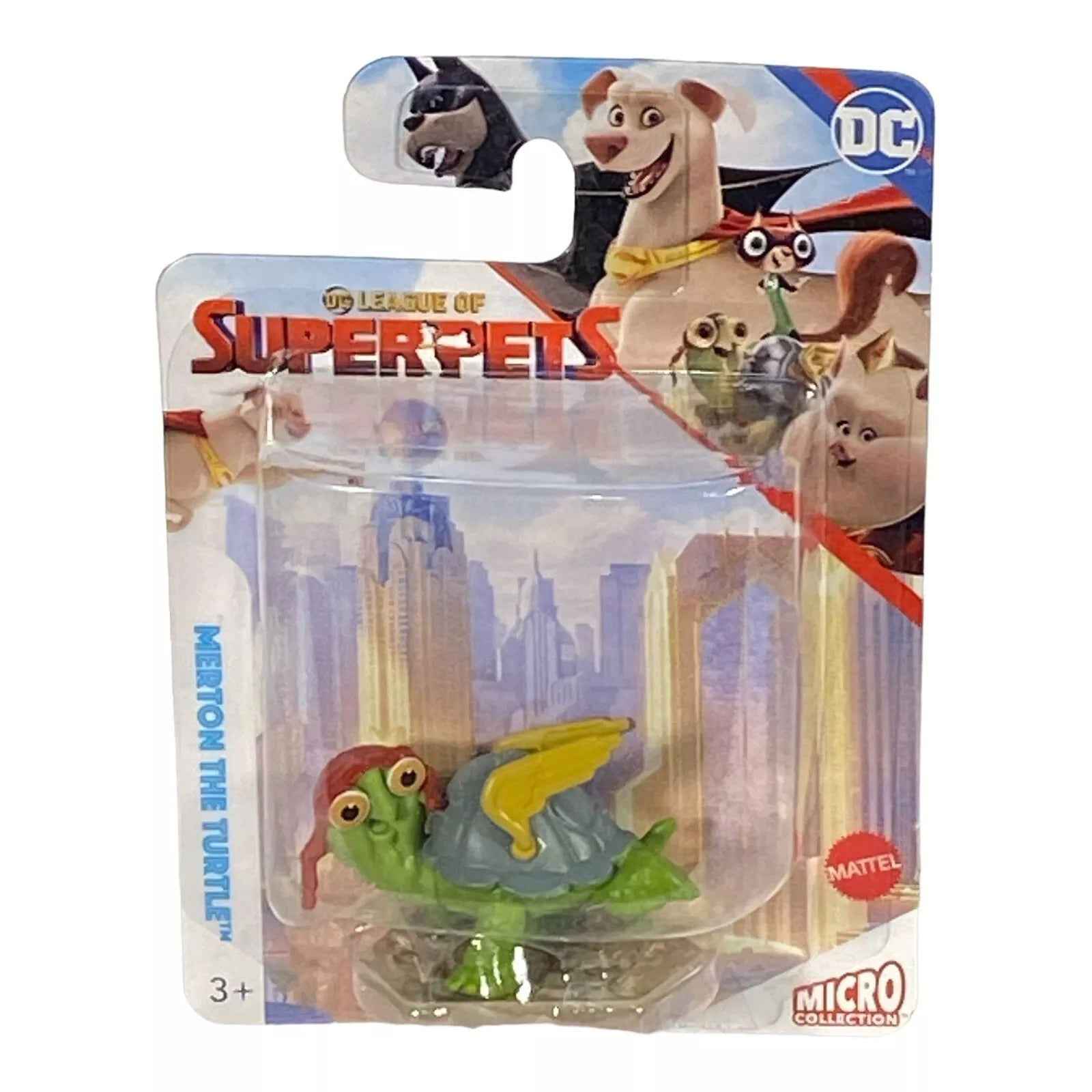 Merton The Turtle Micro Figure / Cake Topper - League of Super-Pets Collectibles Main image