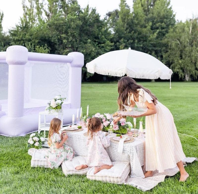 Mini Lila - Pastel Purple Bounce House - Collectors World Toys