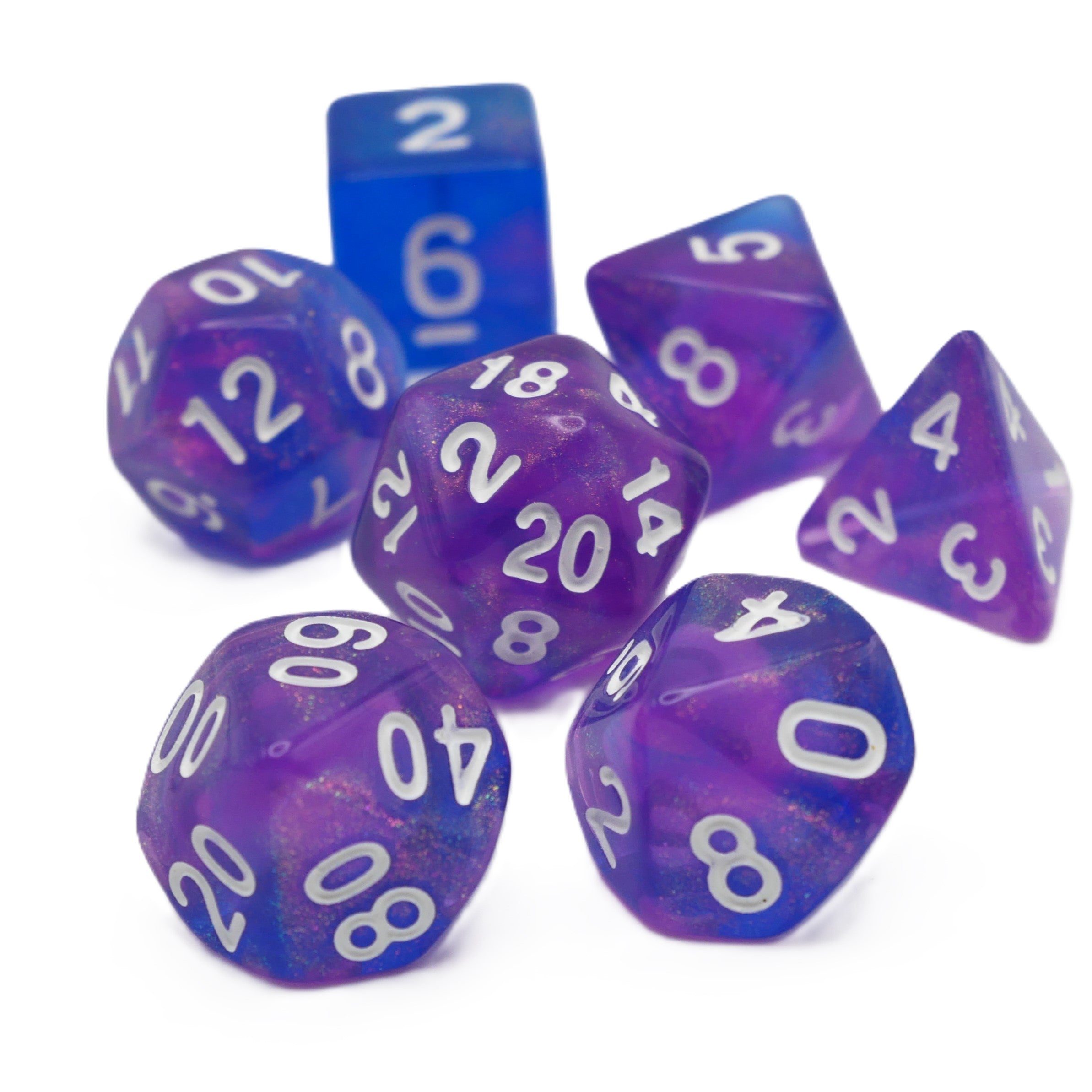 Liquid Karma - 7 Piece DnD Dice Set | Acrylic RPG Gaming Dice Main image