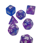 Liquid Karma - 7 Piece DnD Dice Set | Acrylic RPG Gaming Dice - Collectors World Toys