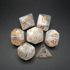 Lost Memories - 7 Piece DnD Dice Set | Acrylic RPG Gaming Dice - Collectors World Toys