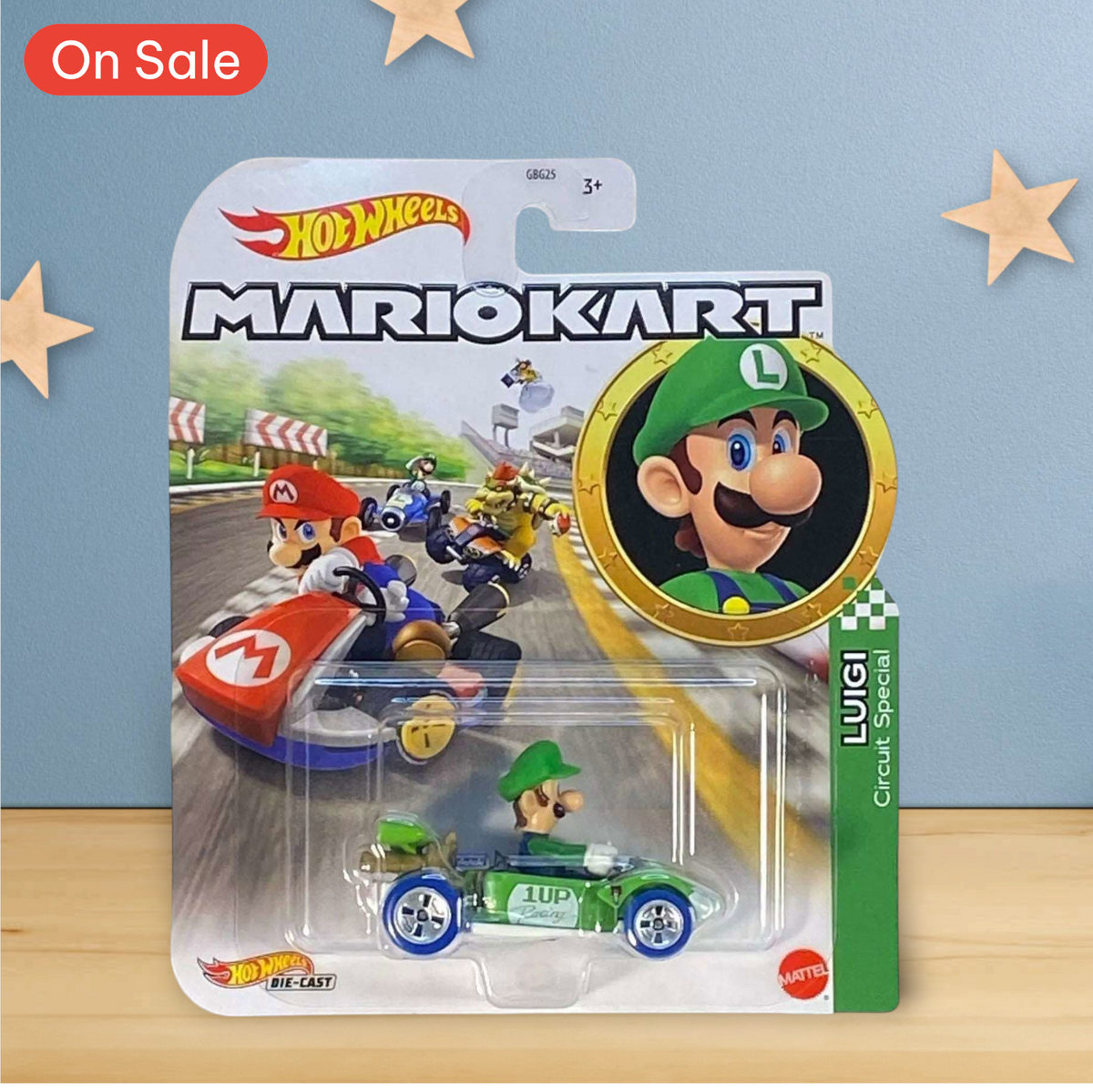 Hot Wheels Luigi Circuit Specia - Mario Kart Series