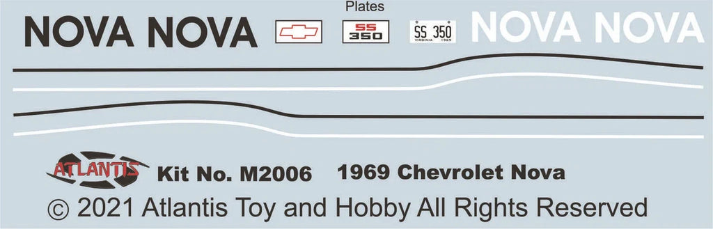 1:32 1969 Chevy Nova SS Route 32 Plastic Model Kit