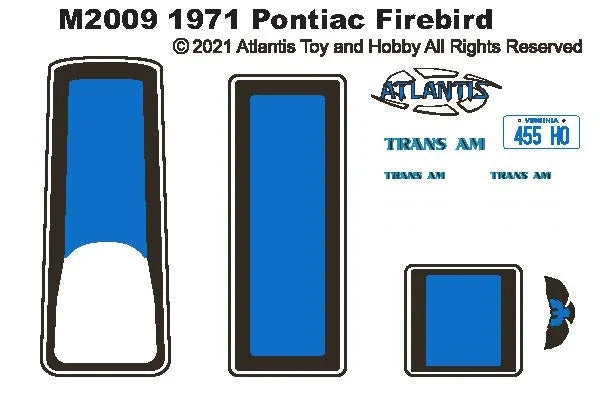 1:32 1971 Pontiac Firebird Route 32 Plastic Model Kit