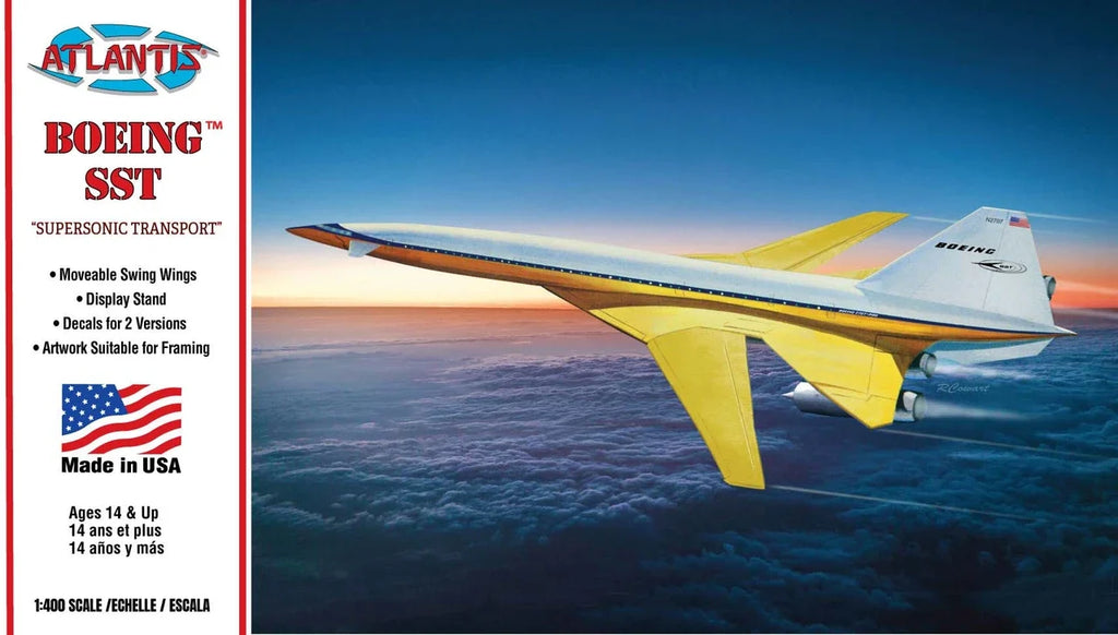 1/400 Scale Boeing 2707 Supersonic Transport (SST) Model Kit